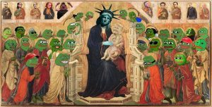 Trump Jesus Chosen Kek Pepe