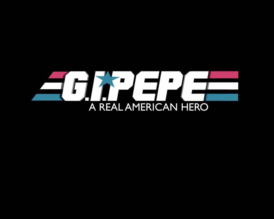 G.I. Pepe: A Real American Hero Template Black